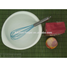 2015 hot sale 100% food grade silicone mini egg beater